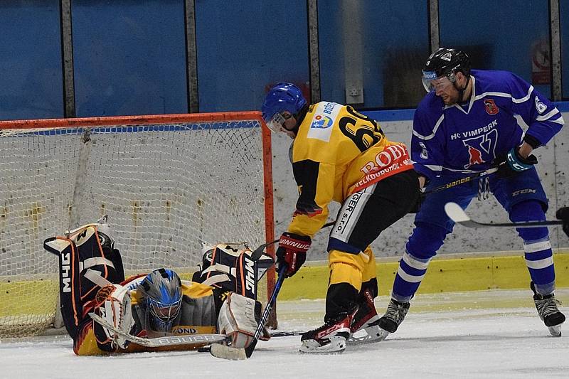 KL ledního hokeje: HC Vimperk - TJ Bpžetice 9:0 (3:0, 3:0, 3:0).