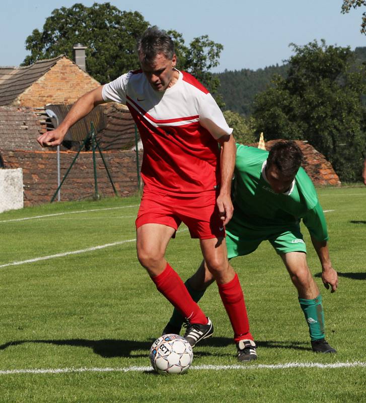 Fotbalový OP Prachaticka: Lhenice B - Dub 8:0. Foto: Jan Klein