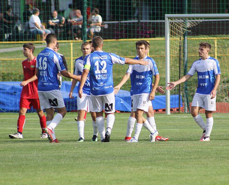 Fotbalový KP: Tatran Prachatice - Táborsko B 1:3 (0:2).