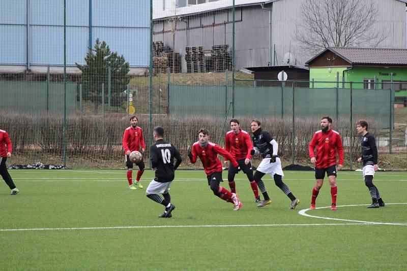 Fotbalová příprava: Tatran Prachatice - Spartak Kaplice 3:3 (1:0).