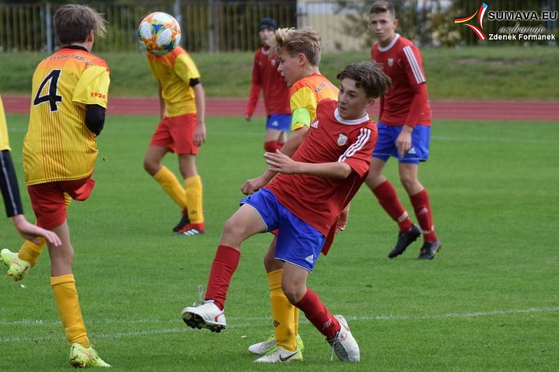 KP starších žáků: Vimperk - Meteor Tábor / Větrovy 13:1.