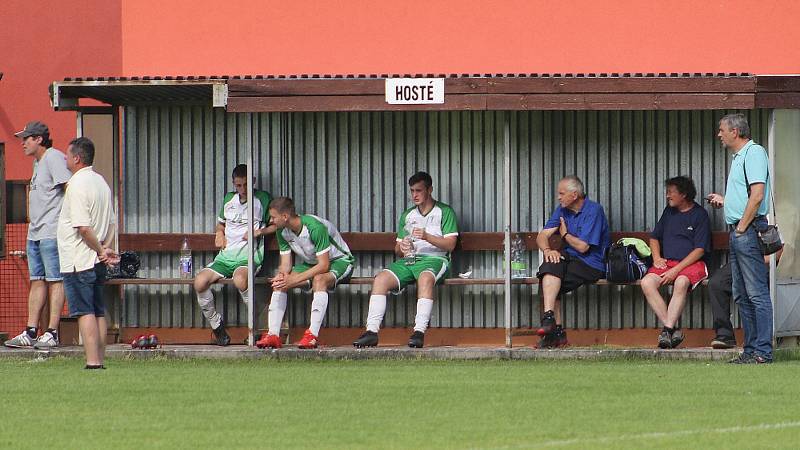 Fotbalová I.B třída: Lhenice - Střelské Hoštice 3:0 (2:0). Foto: Jan Klein