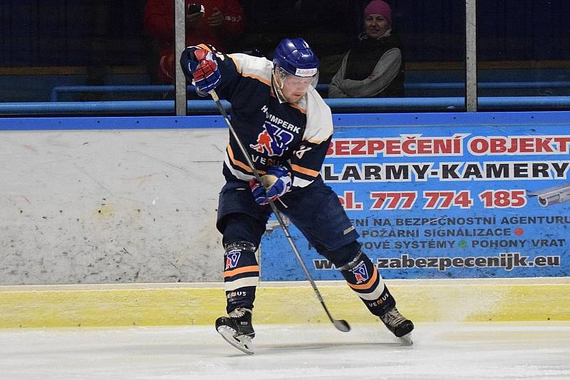 Hokejová KL: HC Vimperk - Sokol Radomyšl 3:2 pp (0:2, 2:0, 0:0 - 1:0).