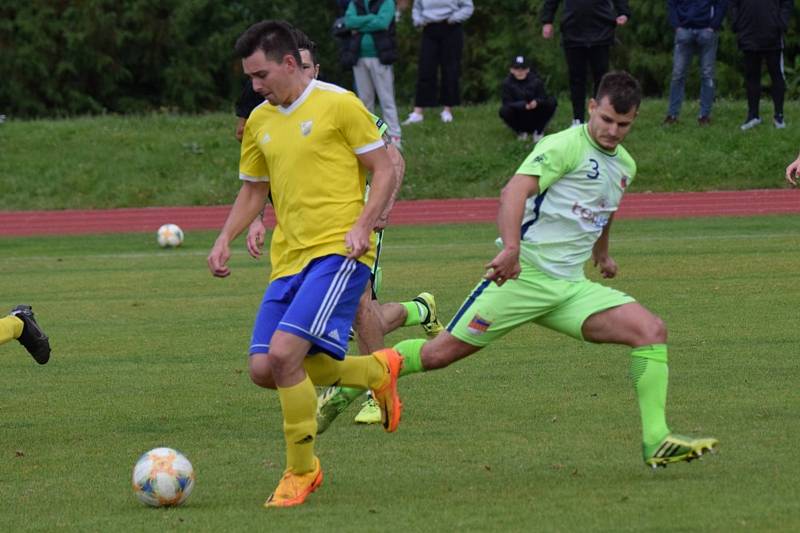 Fotbalová I.A třída: Šumavan Vimperk - SK Planá 1:0 (1:0).