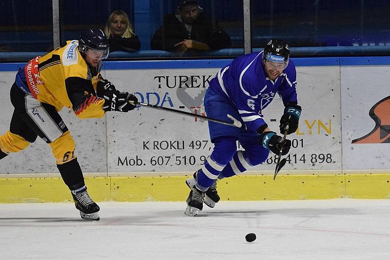 KL ledního hokeje: HC Vimperk - TJ Bpžetice 9:0 (3:0, 3:0, 3:0).