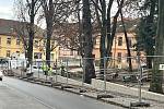 Hlavní stavební práce ve Štěpánčině parku by měly být do konce roku hotové. S dokončením se počítá v únoru příští rok.