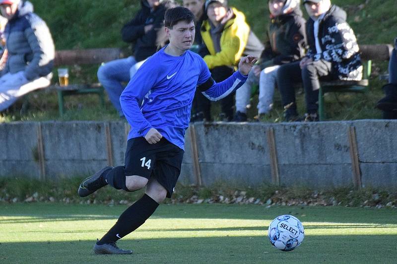 Fotbalová I.B třída: Vacov - Bělčice 0:1.