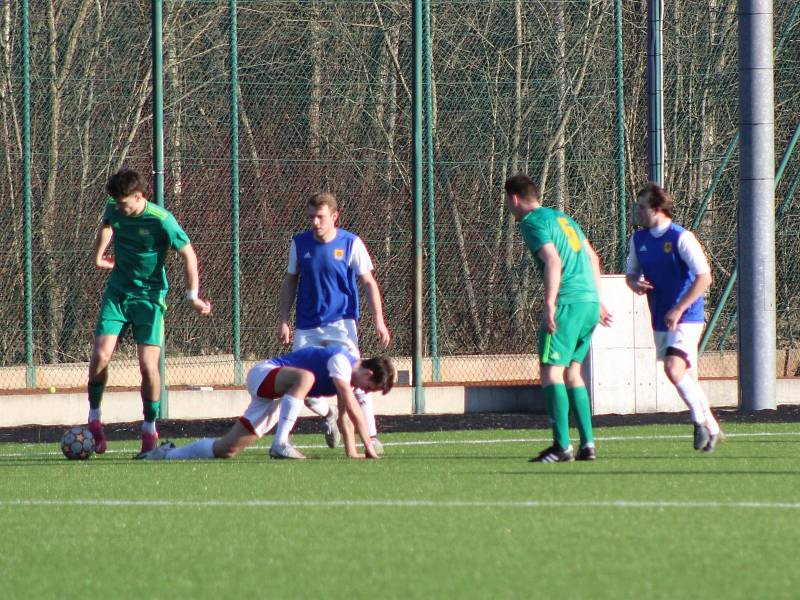 Fotbalový KP: Tatran Prachatice - Jiskra Třeboň 2:3 (2:1).