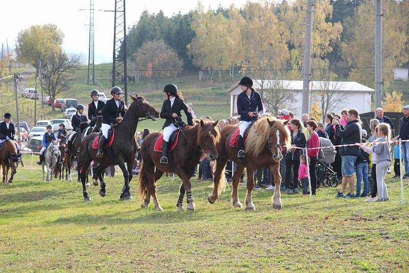 Hubertova jízda 2019 na zámku Skalice v Bohumilicích. Foto: Deník/Nikola Beranová