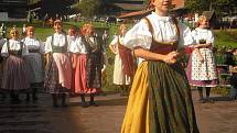 Folklórní soubor Libín na festivalu v bavorském Tittlingu.