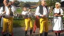 Folklórní soubor Libín na festivalu v bavorském Tittlingu.