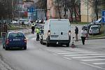 Úterý 29. března: Nehoda tří aut ve Vodňanské ulici v Prachaticích před základní školou. 