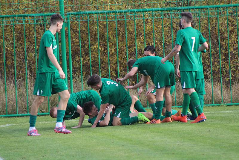 Fotbalový krajský přebor: Lažiště - Čimelice 4:4.