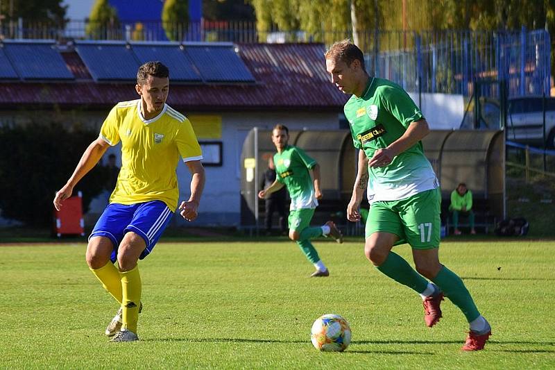 Fotbalová A třída: Vimperk - Roudné 1:0.