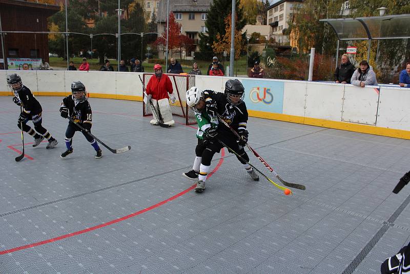 Prachatická Highlanders aréna hostila turnaj mladších a starších přípravek z jihu Čech.