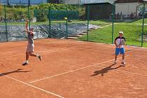 V prachatickém sportovním areálu u tenisových kurtů se v sobotu uskutečnil další ročník míčového trojboje.