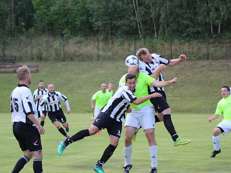 Fotbalová I.B třída: Stachy - Dražejov 2:1.