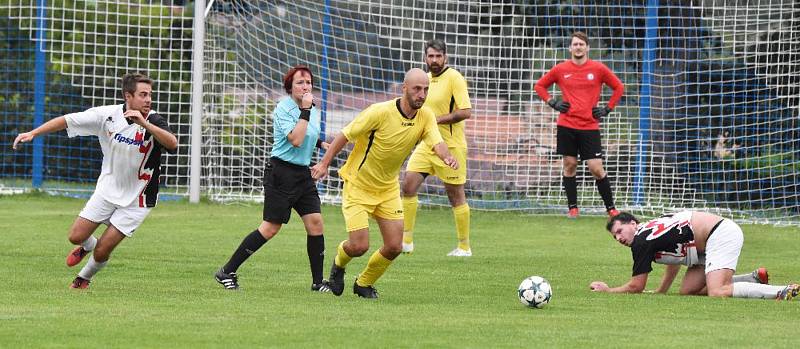 Fotbalová B třída: Sedlice - Stachy 3:2.