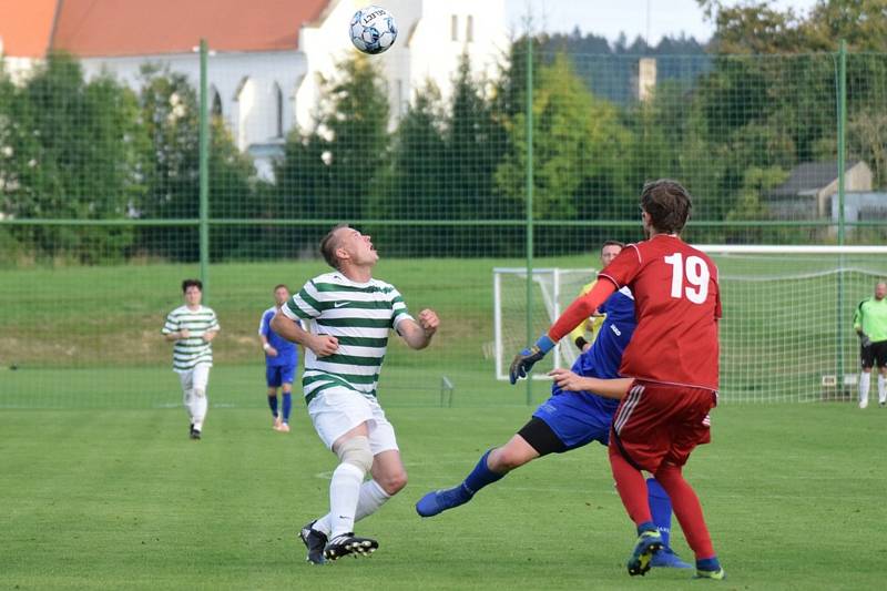 Fotbalová I.B třída: Vacov - Husinec 3:2.