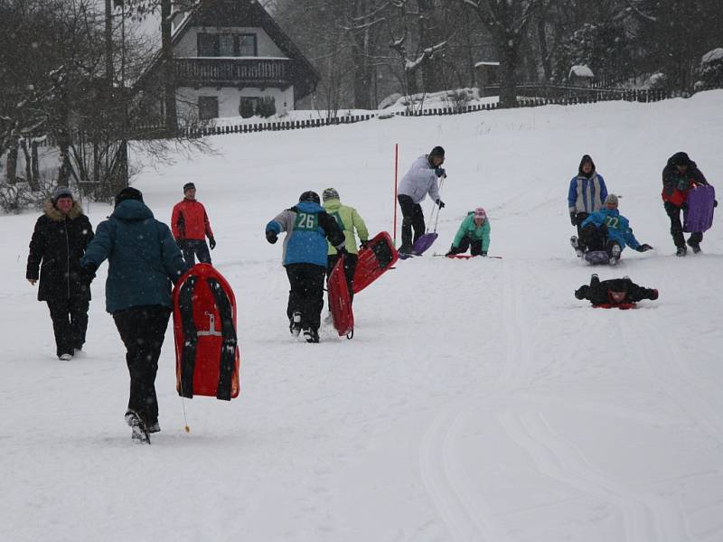 Sjezdovky na Libínském Sedle patřily v sobotu sportovnímu dni pro malé i velké.