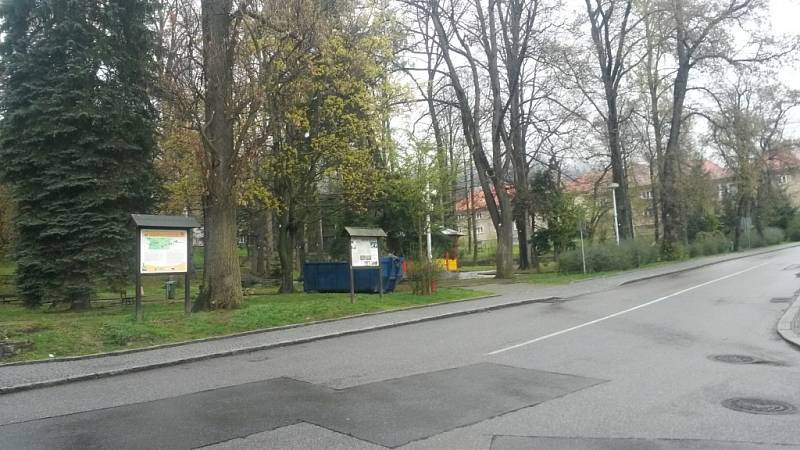 Štěpánčin park v Prachaticích.