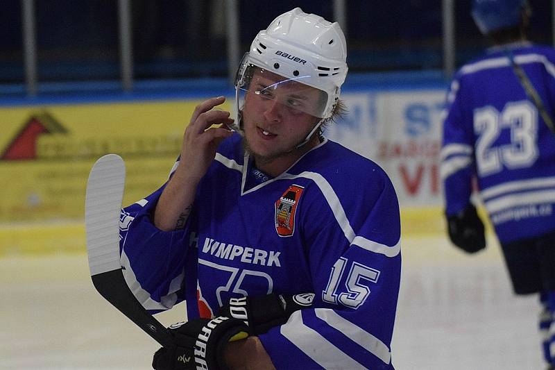KL ledního hokeje: HC Vimperk - Loko Veselí nad Lužnicí 6:8.