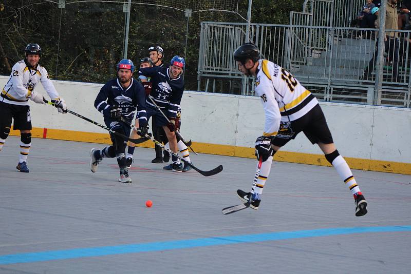 EL hokejbalistů: HBC Prachatice - HBC Kladno 3:0 (1:0, 1:0, 1:0).