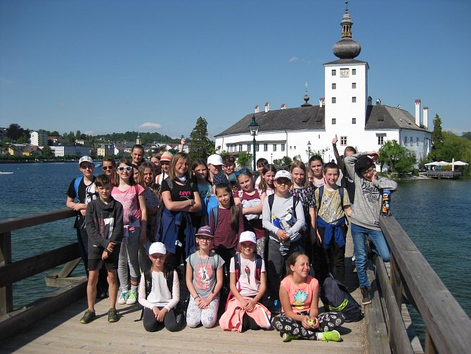 Páťáci z Vodňanky na výletě v Rakousku.