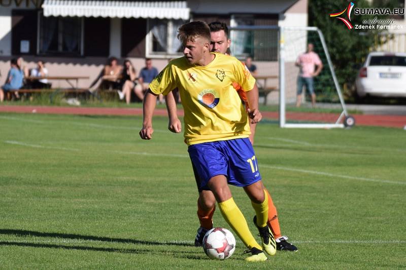 Fotbalová příprava mužů: Vimperk - Prachatice B 2:3.