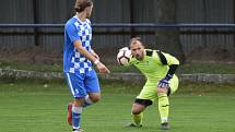 Vimperští fotbalisté vyhráli ve Vodňanech 1:0.