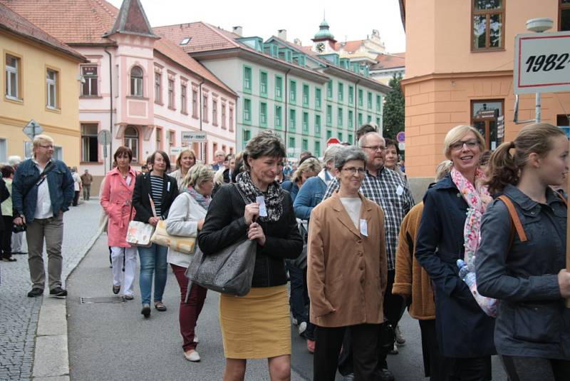 Prachatické gymnázium si připomnělo 150. výročí.