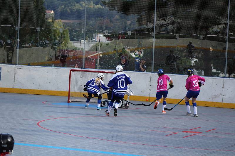 Hokejbalová liga žen - turnaj v Prachaticích.