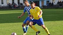 Vimperští fotbalisté vyhráli ve Vodňanech 1:0.