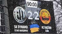 Dynamo ČB - Zlín 2:2 (1:1).