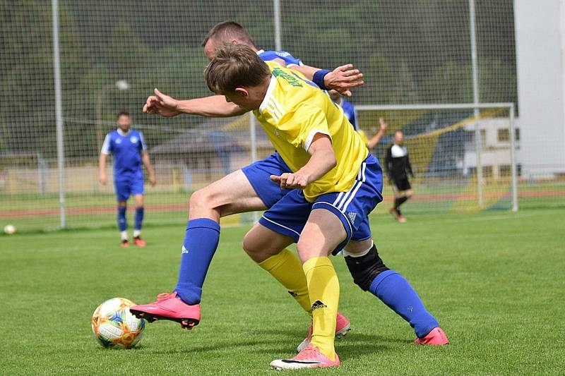 Fotbalová příprava: Vimperk - Sušice 2:4.