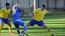 Vimperští fotbalisté vyhráli ve Vodňanech 1:0.