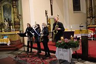 SaxWork Quartet zahrál o druhé adventní neděli ve Volarech.