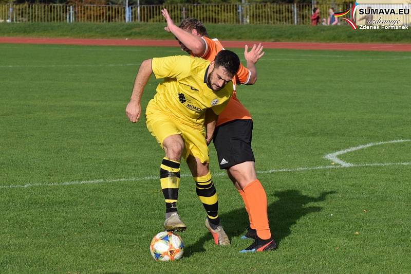 Fotbalová I.A třída: Vimperk - Lhenice 1:1.