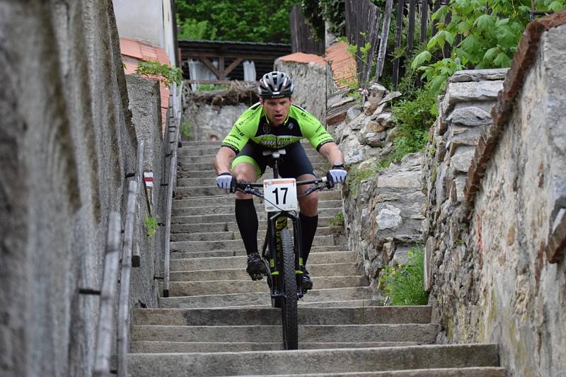 Bikeři si to rozdali při Vimperských schodech. Foto: Zdeněk Formánek