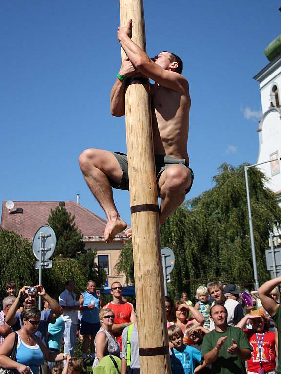 Šplh na kmen je královskou disciplinou.