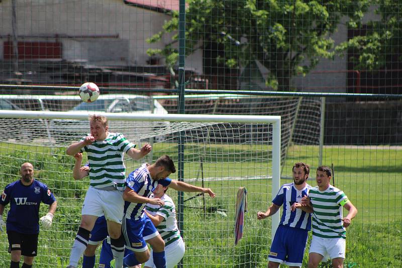 Fotbalová I.B třída: Vacov - Sousedovice 1:1.