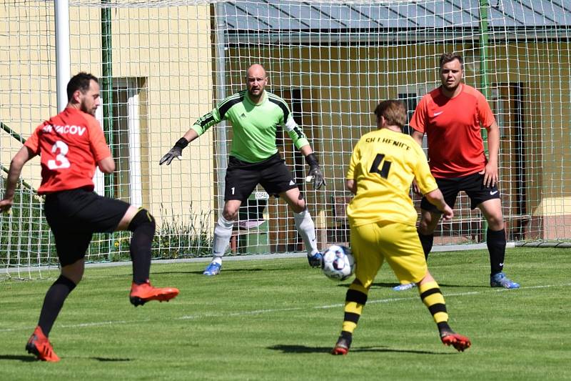 Fotbalová I.B třída: Vacov - Lhenice 1:1 (0:0).