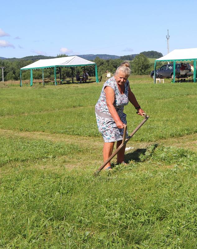 Volarský sekáč 2021 ukázal, jak jsou zdatní muži, ženy a děti při kosení trávy.