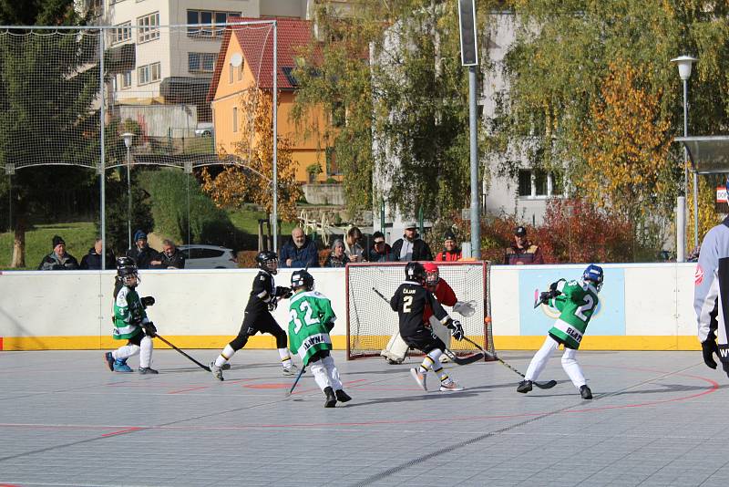 Prachatická Highlanders aréna hostila turnaj mladších a starších přípravek z jihu Čech.