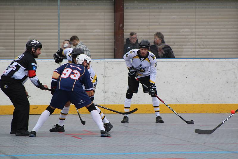 Extraliga hokejbalistů: HBC Prachatice - Elba DDM Ústí nad Labem 5:4 ss (3:1 (1:1, 0:2 - 0:0).