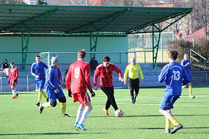 Fotbalová příprava: Tatran Prachatice B - Vlachovo Březí 4:3.