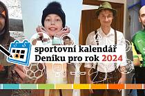 Unikátní kalendář sportovců Jihočeského kraje pro rok 2024.