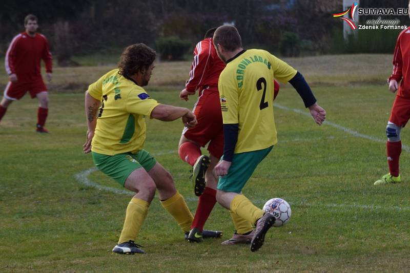 Borová Lada - Vacov B 1:3. Foto: Zdeněk Formánek