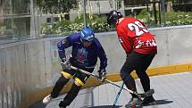 Play off 2. ligy hokejbalistů: Volary - Tábor 0:16.