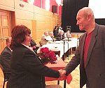 Věře Vávrové k jejímu úspěchu gratuloval i starosta Vimperka Pavel Dvořák.